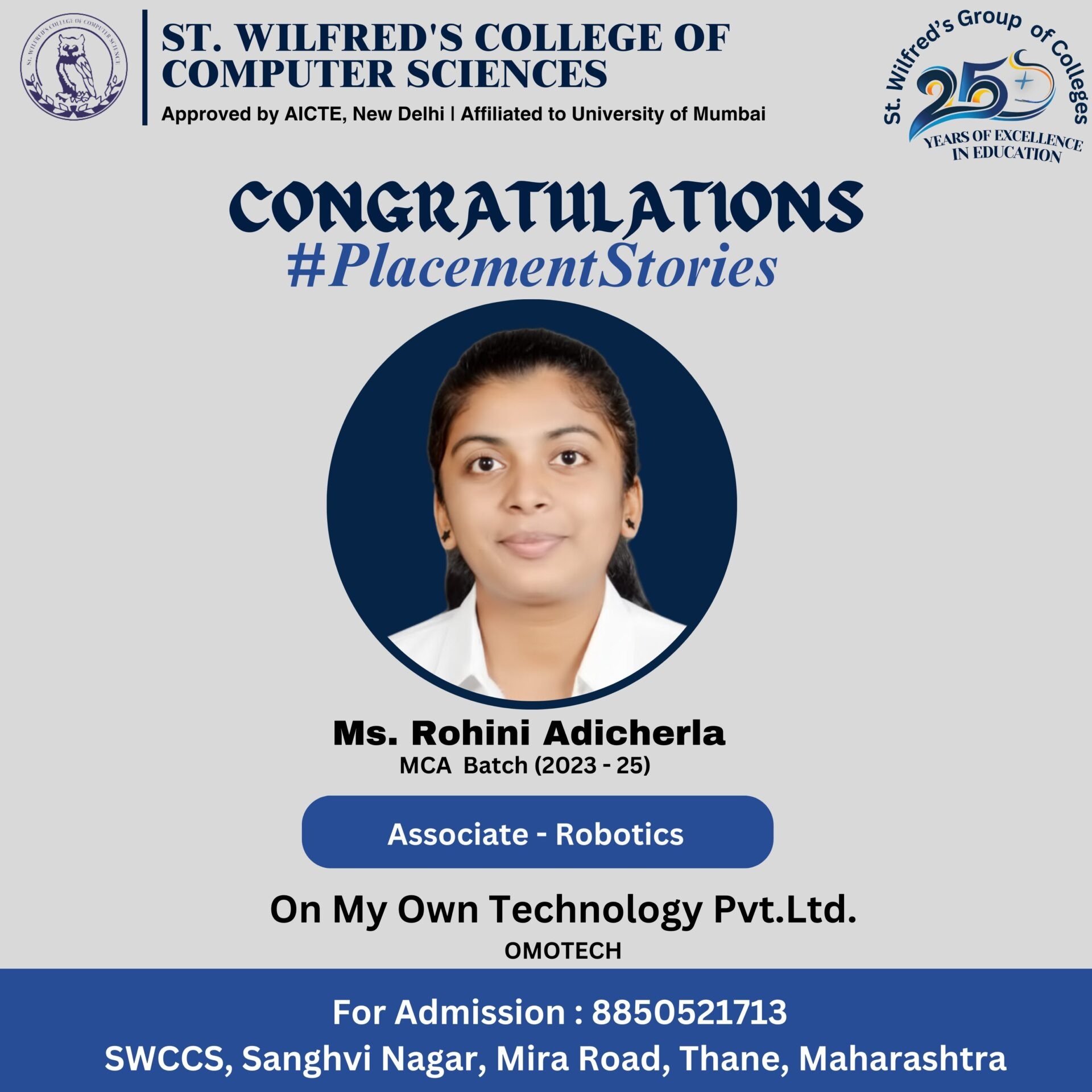 Rohini Adichrela Placement